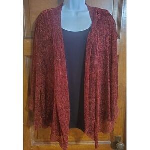 Rebecca Malone Plus Size Two in One Sheer Overlay Top